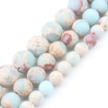 Natural Dull Polish Matte Shoushan Stone Beads 6/8/10mm Snake Skin round Beads for Jewelry Making DIY MegaBDM