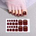 Body Toe Beauty Fashionable Aesthetically Pleasing Minimalist Apply Long Lasting Pedicure Toenail Sticker