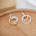 TongLing European Simple Circular Hook Earrings Lightweight Hypoallergenic Classic Earrings for Daily Wearing