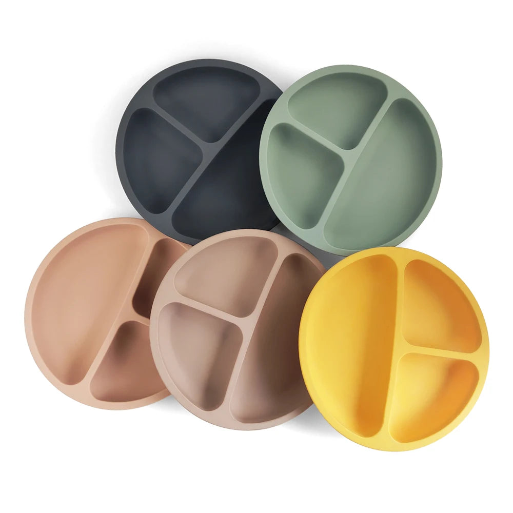 Dishwasher Safe Kids Food Grade Silicone Divider Plate