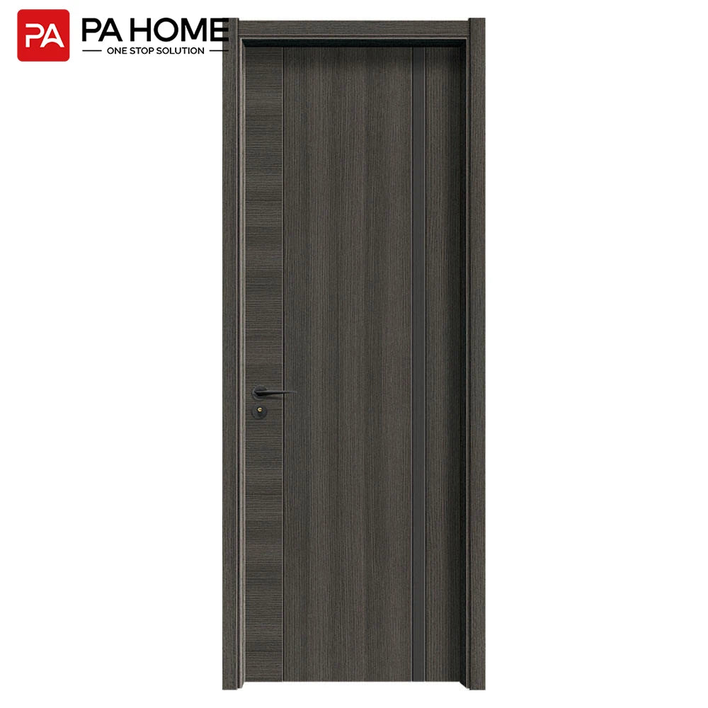 PA Highly Modern Luxury Aluminum Commercial Hotel Standard Contractor Wooden Doors with  Sound Insulation