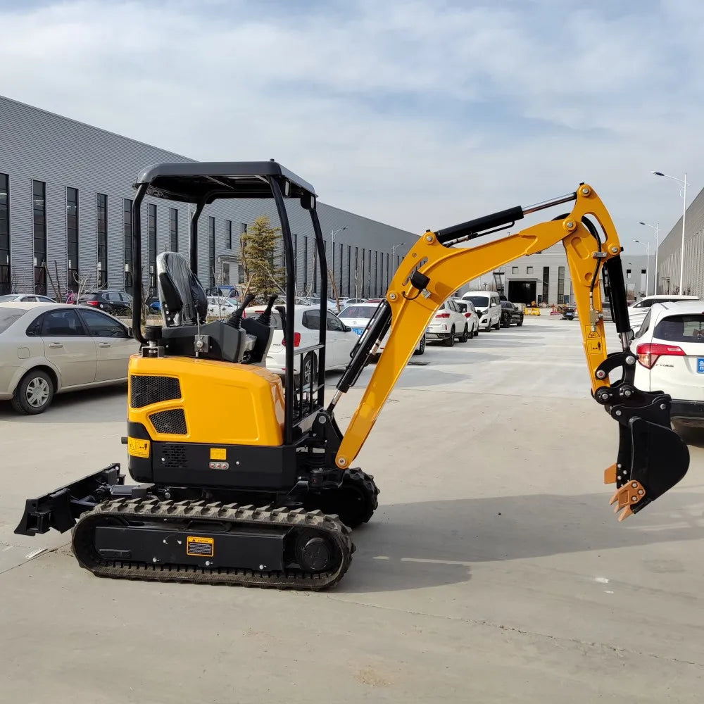 China Mini Crawler Excavator Micro Excavator With Boom Swing and Variable Tracks