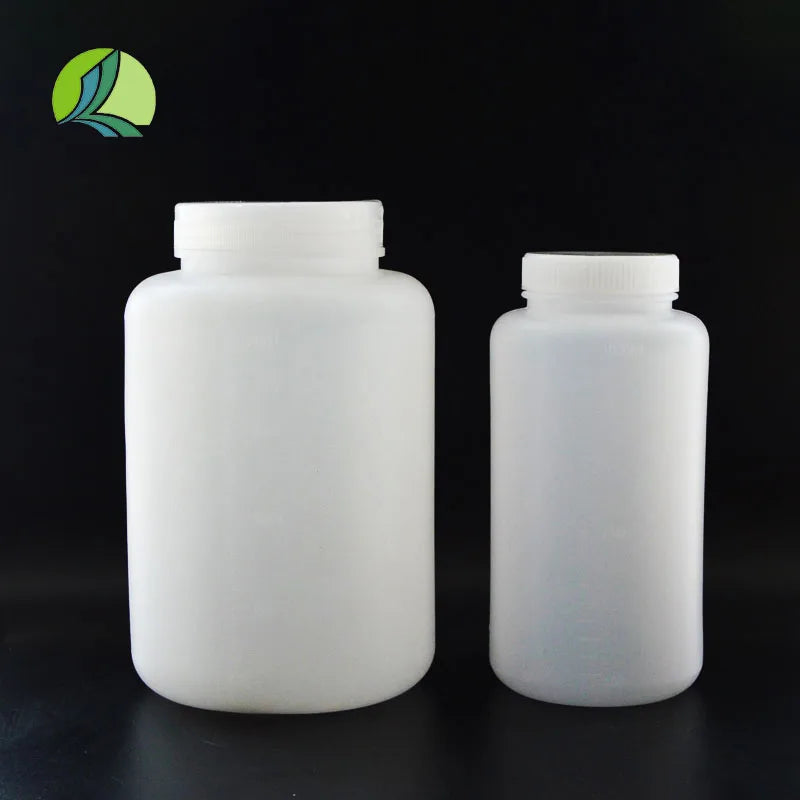 Manufacturer 1L 2L HDPE Plastic Wide Mouth Reagent Bottle Laboratory Chemical Reagent Bottle
