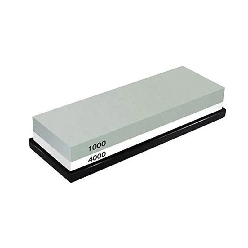 Professional Double Sided Knife Sharpening Stone 400 - 800/1000/4000 Whetstone for Home Kitchen Use