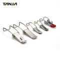 Flexible&Damping Toggle Latch Stainless Steel Accessories Metal Lock Tool Box Clasp Steel Spring Latch for case Device Box Cover