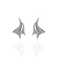 Korean Ins Original Design Simple High Polished S925 Sterling Silver Earrings for Women Silver Stud