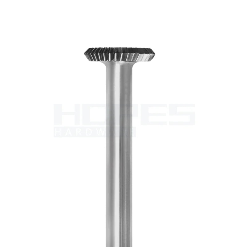 Type Y 90 Degree Edge Disc Rotary File Tungsten Carbide Burr with Single Cut Tooth 3mm 6mm Shank V Grooving Cutting Tools
