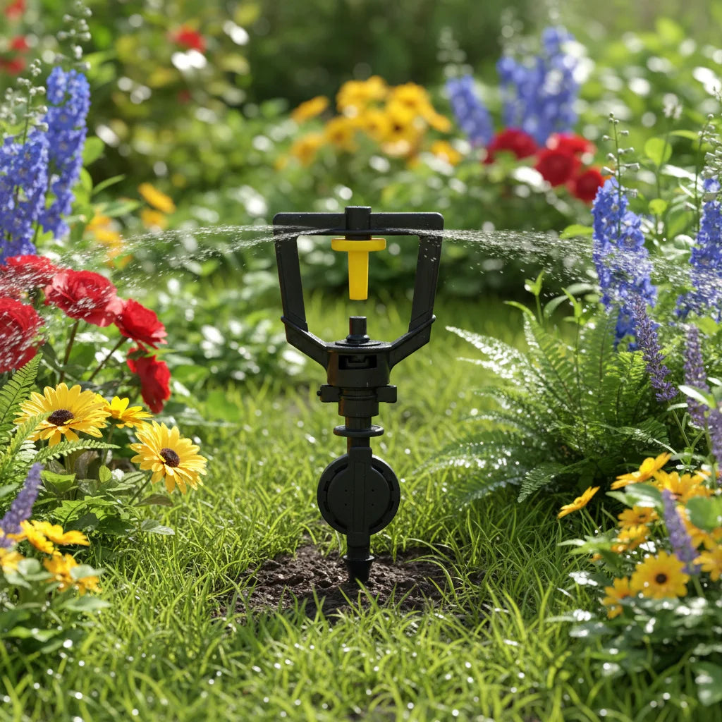 Quick Connect Rotary Forestry Nursery Irrigation Sprinkler Refractive Atomization for Yard & Garden Use