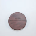 Eco- Friendly Empty Round Wooden Cap Water Proof Cap 45 53 89mm Dark Water Transfer Printing Wooden Lid