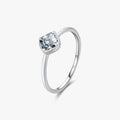 Classic Basic Design Fine Jewelry Wedding Rings for Women 925 Sterling Silver Emerald Cut Square CZ Fashion Engagement Ring