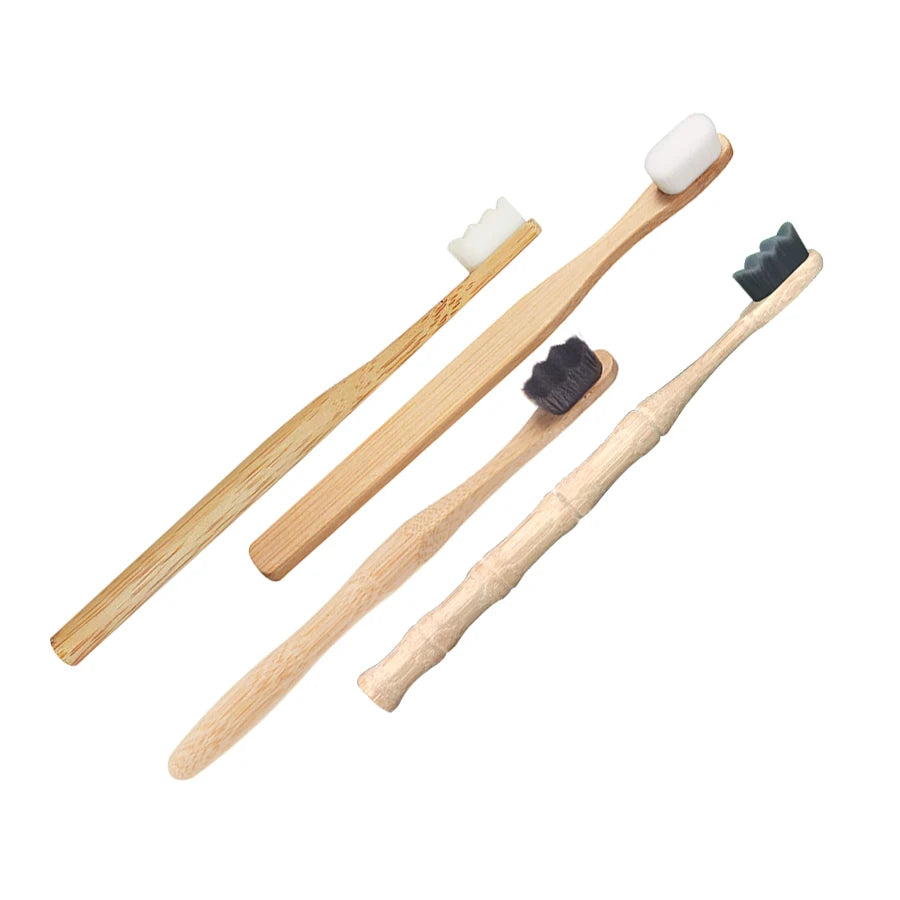 Eco-Friendly Natural 10000 Bristles Nano Bamboo Toothbrush Tooth Brush