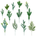 Wholesale Artificial Eucalyptus Persian and Bamboo Leaves Tree for Home Christmas Decoration Box Packed