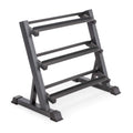 3-Tier  Steel/Metal/Rubber Hex Dumbbell Rack Organizer for Home Gym Storage