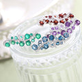 C4795 Abiding Fine Jewelry Vintage Cz Natural Gemstones Amethyst Blue Topaz Silver Designer Brooches and Pins in 925 Silver