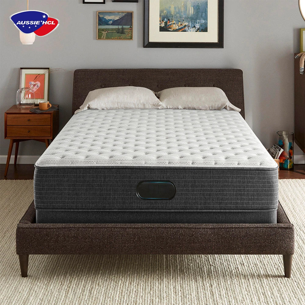 OEM ODM Custom Hotel Bed Pocket Coil Spring Euro Top Mattress Single Twin Full Queen King Size Gel Memory Foam Mattress