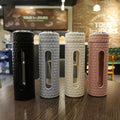 Manufacturer Wholesale Custom Logo Glass Tea Cup Water Bottle