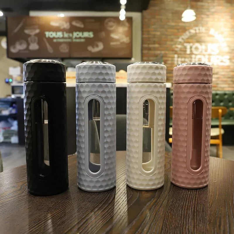 Manufacturer Wholesale Custom Logo Glass Tea Cup Water Bottle