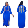 Best Selling African Women Clothing Dashiki Rhinestone African Clothing Bazin Set of 2 African Clothes for Women