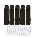 BPA-Free Best Quality 8x51mm PP Blank Nasal Inhaler Tube in White and Black with Fiber Stick for Essential Oils Plastic Bottles