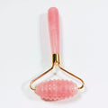 DIY Hot Sale Ball and Gua Sha Set Rose Quartz Roller Balls for Essential Oils