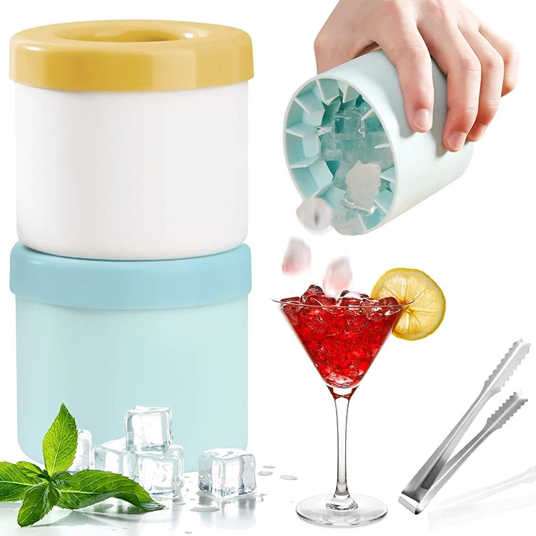 Wholesale Round Easy-Release Lattice Ice Cube Tray for Freezer Mini Ice Maker Cup Silicone Ice Cube Molds