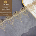 Water-Soluble Embroidered Lace Dress Cuff Accessories Lolita Skirt Gold Wire Mesh Embroidery Clothing Accessories for Shoes
