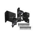 Black Gate Hinges Farm Gate Heavy Duty Adjustable Self Closing Gate Hinges PVC Door Hinge(1 Pair)