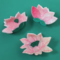 Midairy Factory Direct Sell Realistic Style Lotus Splicing Hair Claw Clips for Girls Ladies Hair Accessories 79x45mm 4139