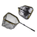 Floating Fishing Net for Steelhead Salmon Fly Kayak Catfish Bass Trout Fishing Rubber Coated Landing Net for Easy Catch