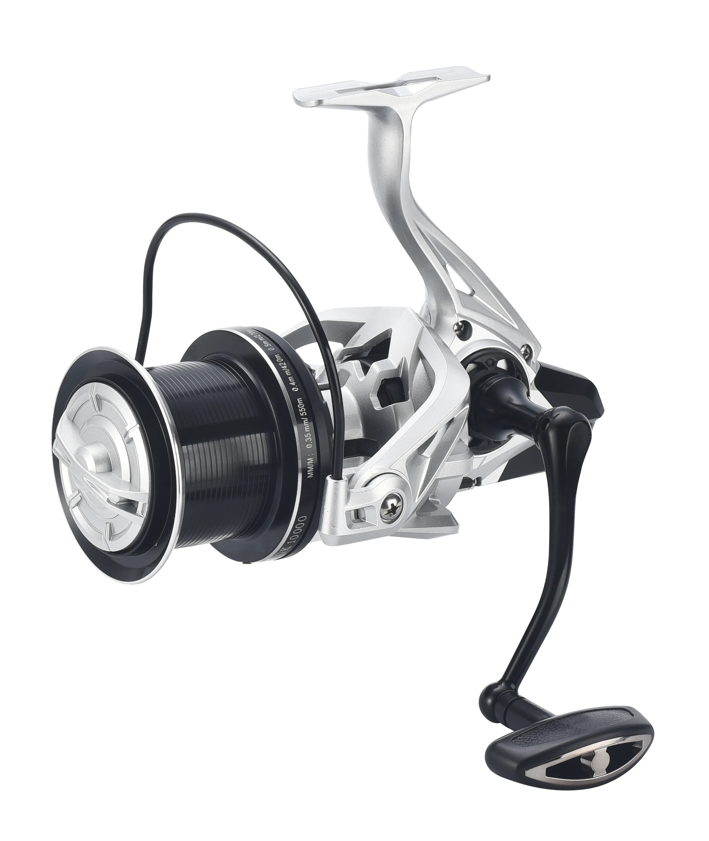 Lizard With Silver Design Big Surf Infinite System Spinning Reel Shallow Spool Sea Rod Fishing Reel 9000 Size Carp Fishing Reel