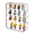 Dustproof Protection Eco-Friendly Folding Display Box for Figures Collectibles Plastic Storage Containers Magnetic Door Bag Use