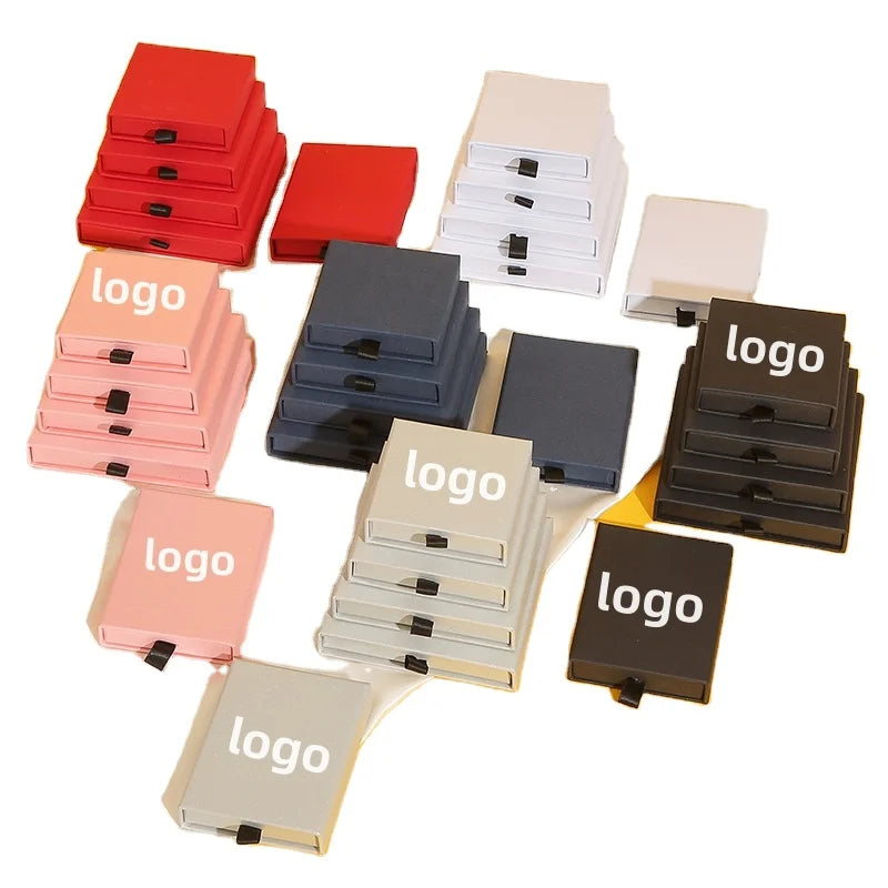 Custom Bracelet Paper Gift Jewelry Packaging Box Jewellery Ring Packaging Jewelry Box With Logo