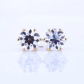 10k Yellow Gold OEC Jewelry 2 Carat Old European Cut Moissanite Stone Earrings