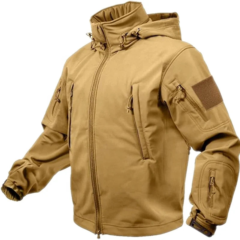 XINXING Men Thick Warm Autumn Formal Eco-Friendly Fleece Jacket with Camouflage Pattern for Breathable Tactical Training M65 MegaBDM