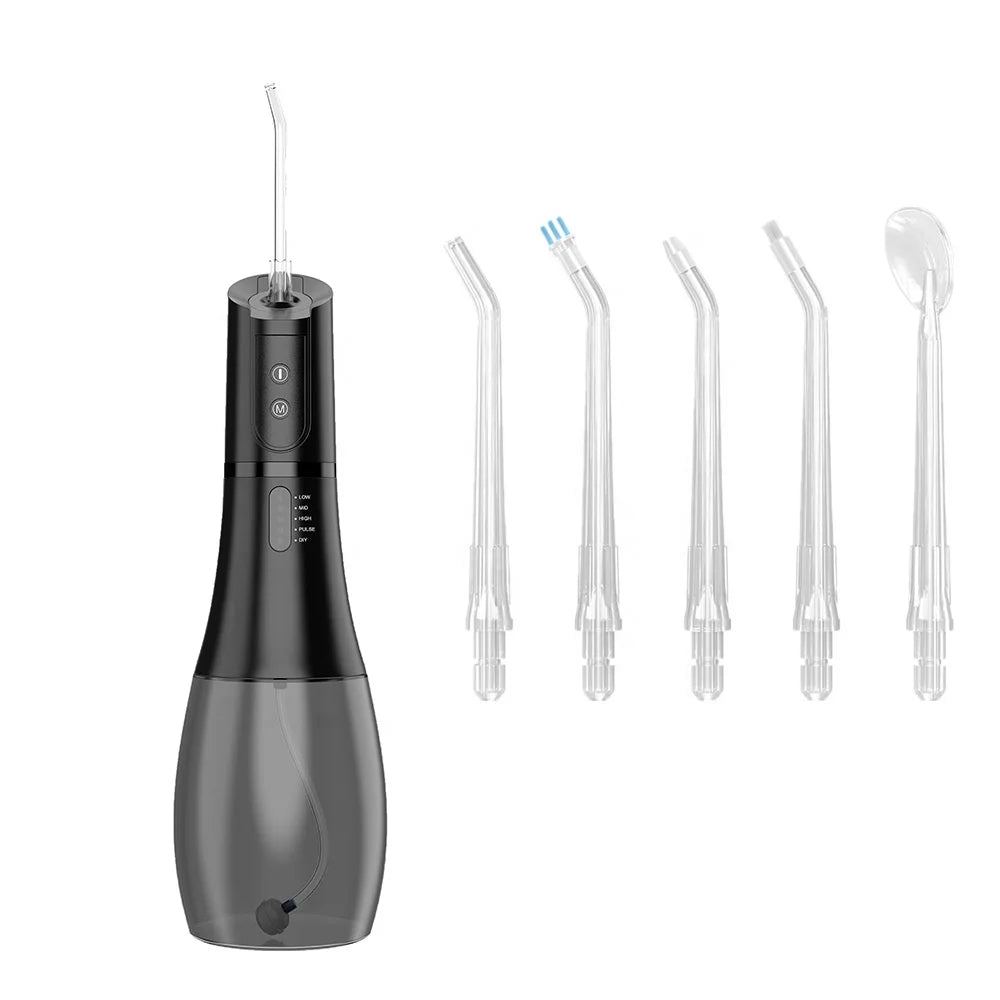 Portable 400ML Dental Water Jet Flosser Smart Home and Travel Use Oral Care Device