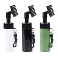 Newest Black Retractable Golf Club Cleaner Squeeze Bottle Spray with Nylon Brush and Plastic Cover Sport Style