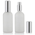 Refillable Empty Perfume Glass Spray Bottles Fine Mist Sprayer for  Essential Oil Silver Cap