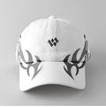 Customize Embroidered Vintage Unstructured Sad Soft Baseball Hat Flames Personalized 6-Panel Common Cotton Custom Cap Unisex