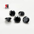 Baifu Jewelry Black Nano Resist High Temperature Round Nano Gems for Casting