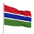 Custom 3*5FT Gambia Flag Double-Sided Outdoor Decorative Colorful Print Banner for Purchase
