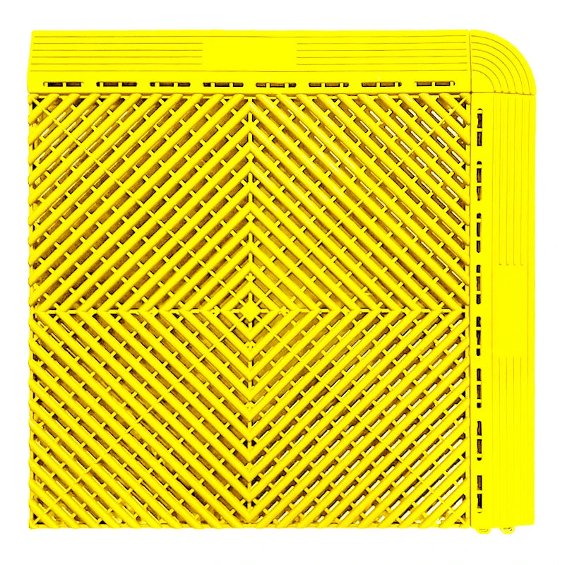Modern 40*40cm PP Plastic Anti-Slip Floor Tiles Mats Garage Workshop Flooring Tile for Washing Shop Warehouse