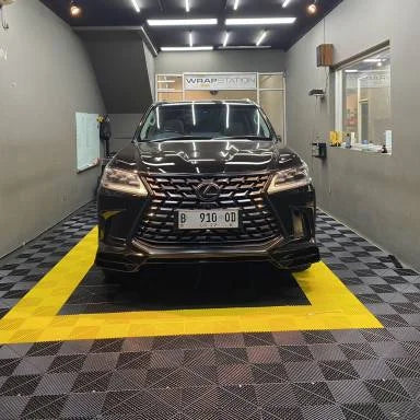 Strength Car Garage Flooring Vinyl Flooring PVC Modular Interlocking Anti-Slip Tiles Indoor Villa