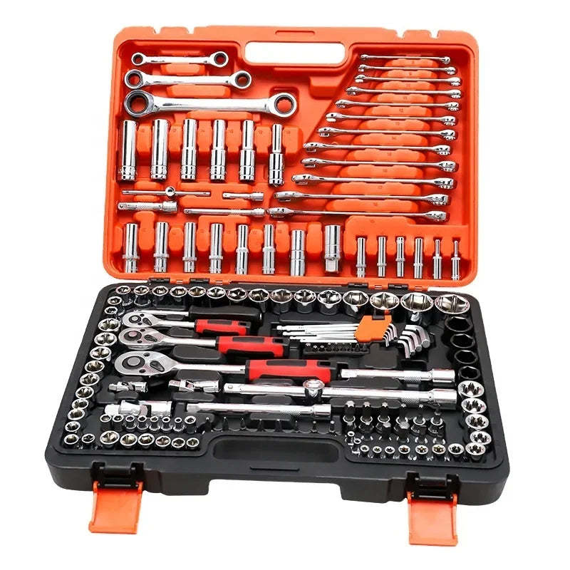 Can Be Customized Full Range of Professional Hand Tools 32-172pcs Box Car Repair Tool Sleeve Ratchet Wrench Set