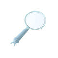 Wholesale Cute Cartoon Hand Mirror With Handle Plastic Beauty Light Small Round Makeup Mirror Portable Mirrors for Boys Girls