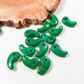 Made In China Giada Aventurine  Necklace Malachite Magatama Pendant