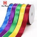 Factory Wholesale Gift Ribbon 100% Polyester Stocked Single Face Satin Ribbon for Decorative