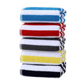 100% Cotton Jacquard Printed Gym Travel Towel Quick Drying Striped Beach Pool Towel for Adults Tropical Soft Recycled Logo Robe