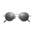 Fashion Designer Custom Logo Polarized Sunglasses for Men and Women with Gold Titanium Frames