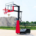 Outdoor Portable Inground Basketball Hoop Indoor in Ground Basketball goal Posts 10ft Adjustable Foldable Basketball Hoop Stand