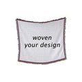 INS 100%  Recycled Cotton Picnic Rug Woven Blankets Throws As Thick As a Tower Beach Rug Soft and Perfect